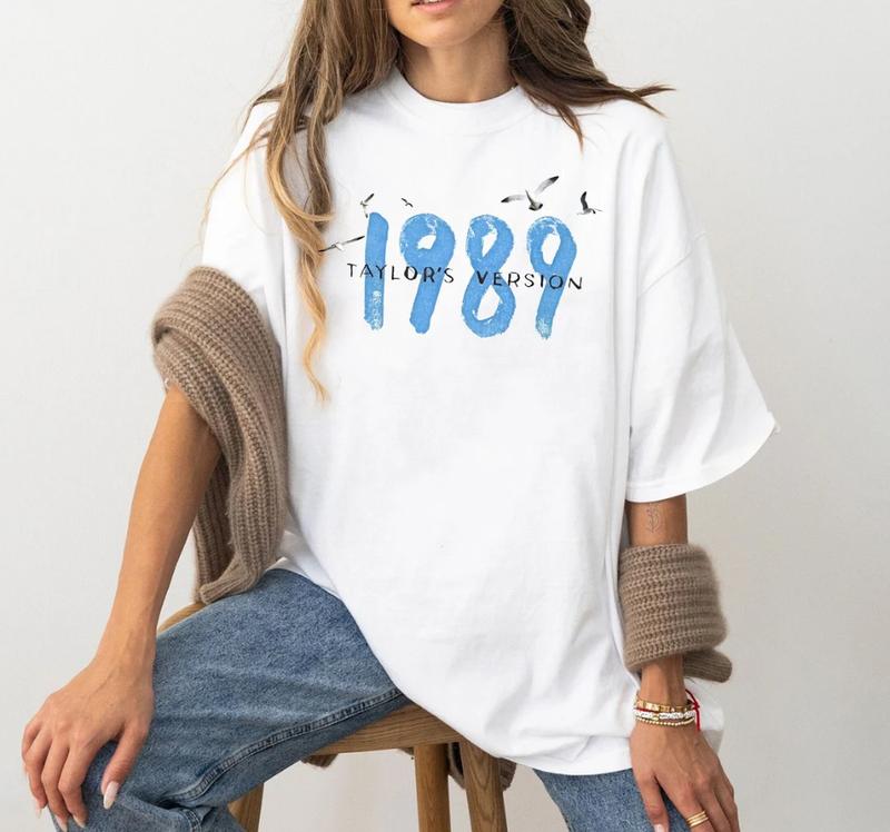 Vintage Taylo's Version 1989 Shirt, Taylo 1989 Seagull Shirt, 1989 Album Shirt, Swiftie 1989 Shirt-1ZW37