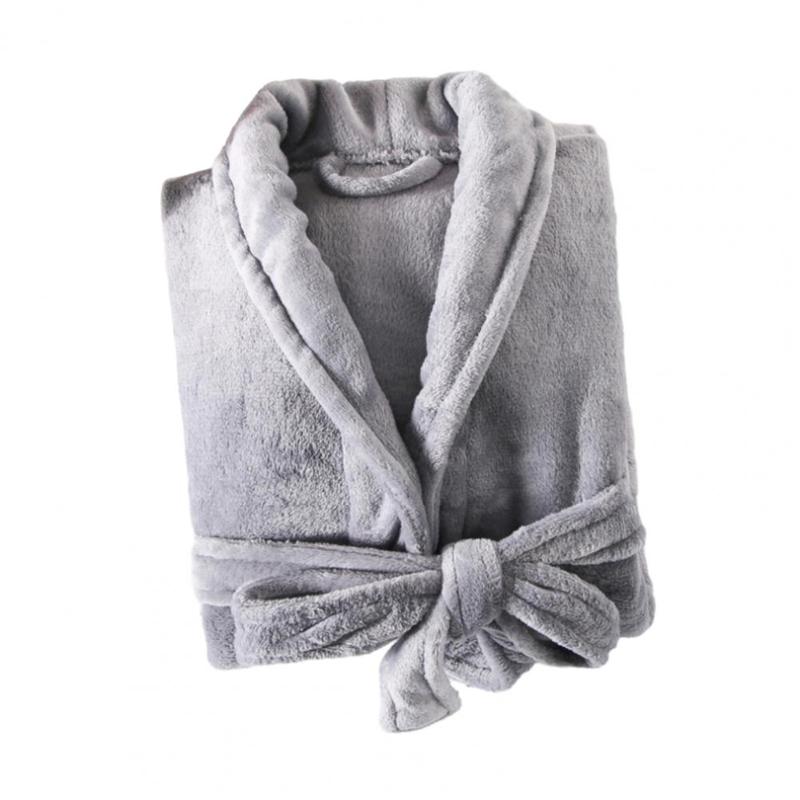 Soft Fluffy Bathrobe Cozy Unisex Winter Bathrobe with Lace Up Design Thick Warm Material Water Absorbent Features for Ultimate