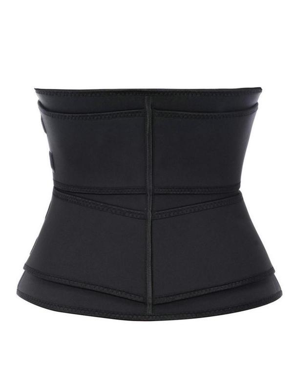 Women's Zipper Adjustable Waist Trainer, Solid Color Tummy Control Waist Cincher, Women's Sports & Outdoor Clothes Accessories for Daily Use, Gym Clothes