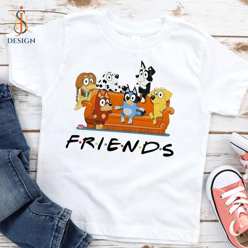 Bluey Friends Shirt, Bluey Friends Shirt, Bluey Friends Shirt, Friends of Bluey Shirt, Bluey Shirt , Custom Bluey Family Birthday  T-shirt, sweater and Hoodie