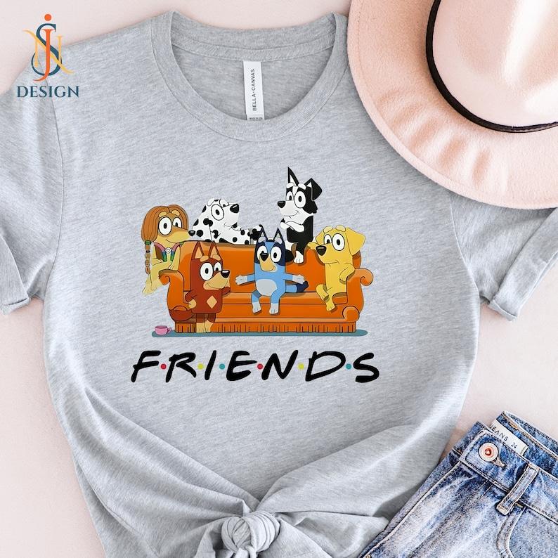 Bluey Friends Shirt, Bluey Friends Shirt, Bluey Friends Shirt, Friends of Bluey Shirt, Bluey Shirt , Custom Bluey Family Birthday  T-shirt, sweater and Hoodie