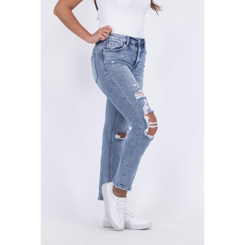 Flashbacks from Lovervet: High Rise Slim Straight Leg Denim