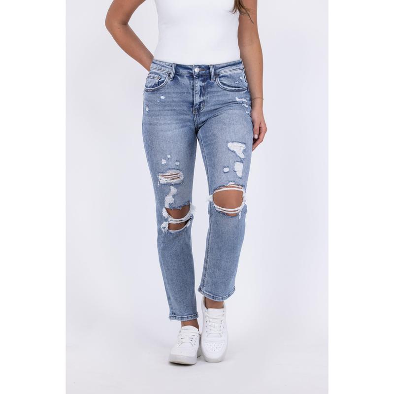 Flashbacks from Lovervet: High Rise Slim Straight Leg Denim