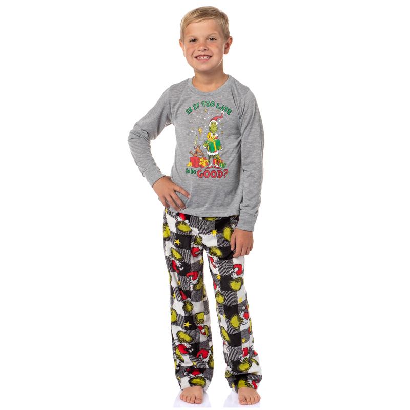 Dr Seuss Pajamas The Grinch Who Stole Christmas Holiday  Family Pajama Set