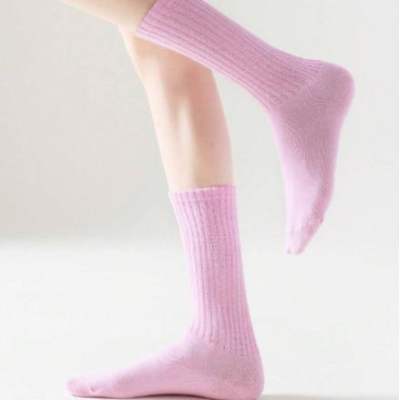 Women's Bubble Pile Socks, Colorful, Knee High, Classic European Style, 15 Pairs - Underwear, Womenswear