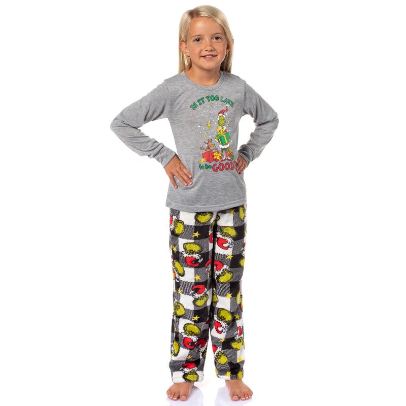 Dr Seuss Pajamas The Grinch Who Stole Christmas Holiday  Family Pajama Set