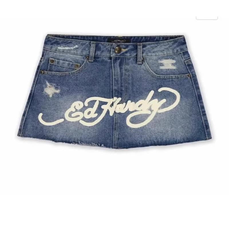 Cross-border E-commerce American Spring And Summer New Hot Girl Denim Hip Skirt Women's High Waist Y2k Slim Anti-slip Skirt