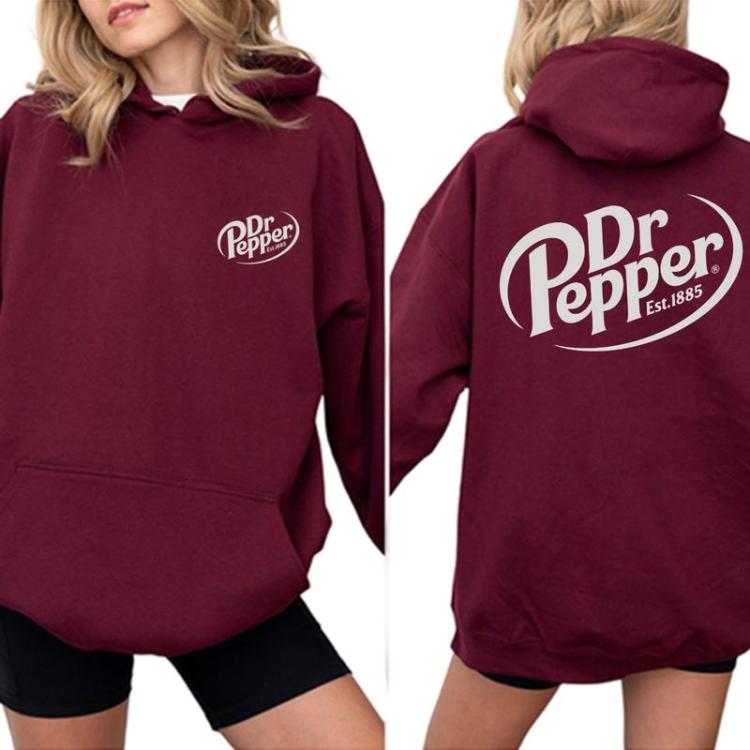 Dr. Pepper Est.1885 2 Sides Shirt, Original Pepper Hoodie, Soda Sweatshirt, Dr.Pepper Shirt For Sales, Classic Shirt Gift For DrPepper Lovers, Unisex Casual Shirt For Women And Men