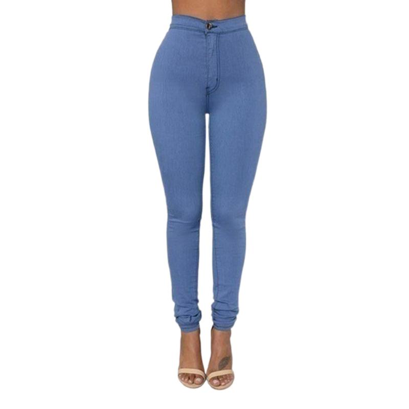 Fashion Women Pants, High Waist Leggings, Sexy Slim Pencil Skinny Pants Trousers, Solid Color Tummy Control Pants