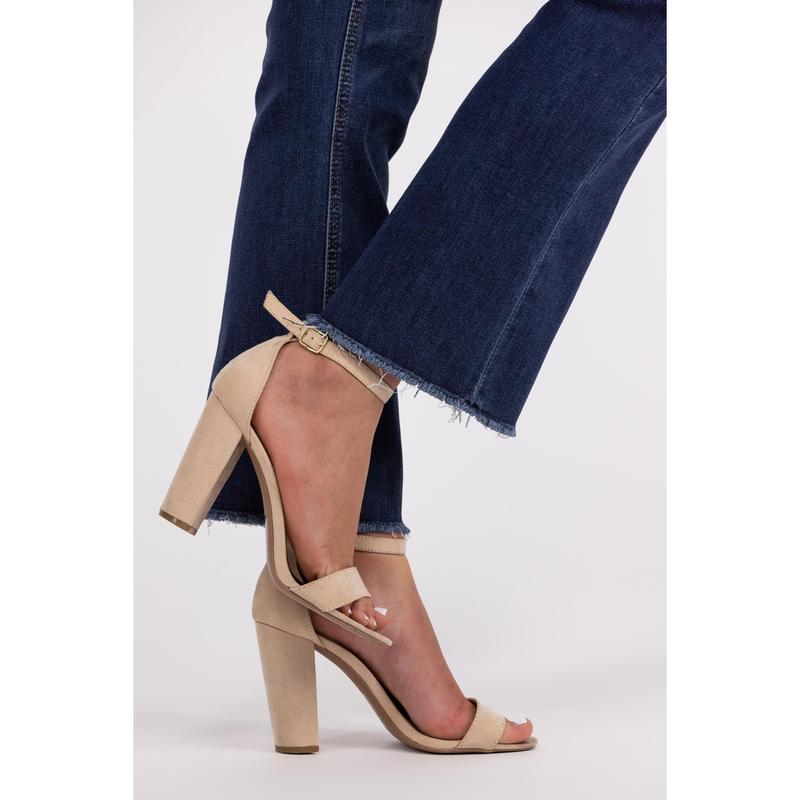 Keep Trying from Lovervet: Mid-Rise Kick Flare Denim