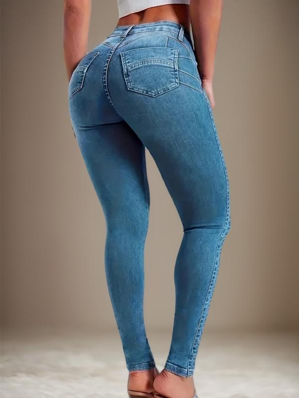 2024 New Fashion Butt-lifting Sexy Skinny Jeans, High-stretch Slim Fitted Comfortable Denim Pants, Women's Denim Jeans & Clothing Womenswear Bottom