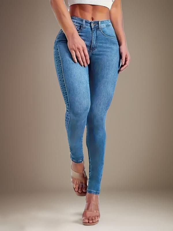 2024 New Fashion Butt-lifting Sexy Skinny Jeans, High-stretch Slim Fitted Comfortable Denim Pants, Women's Denim Jeans & Clothing Womenswear Bottom