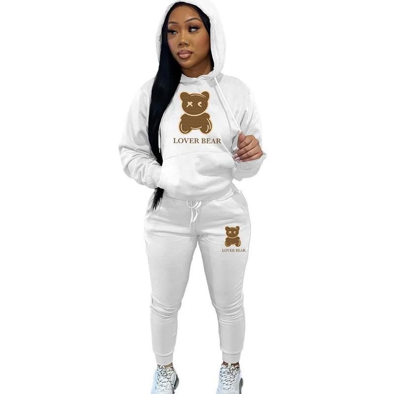 Women Men Couple Two Piece Casual Jogging Suit