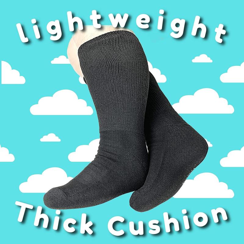 Extra Wide Socks for Swollen Feet Soft Stretch to 30