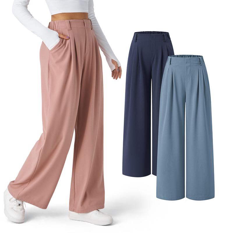 Halara Halara 2-Piece  Flex High Waisted Side Pocket Wide Leg Waffle Work Pants Set