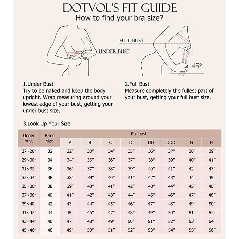 DotVol Women's Plunge Wirefree Pullover Bras Plus Size Wirefree V Neck Comfortable Padded Everyday Bra