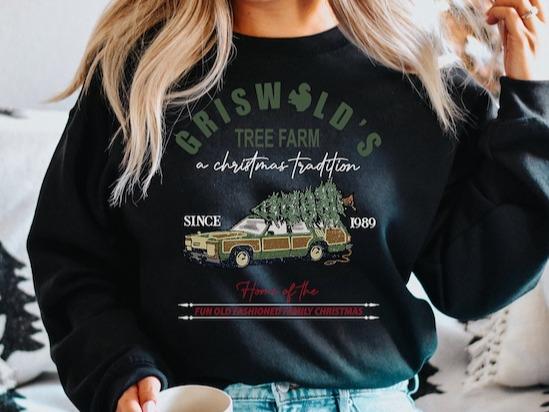 Griswold Co Christmas Sweatshirt, Christmas Family Vacation Shirt, Griswold's Tree Farm Since 1989 Shirt, Griswold Family, Christmas Sweater, Xmas Gift, Christmas Gift