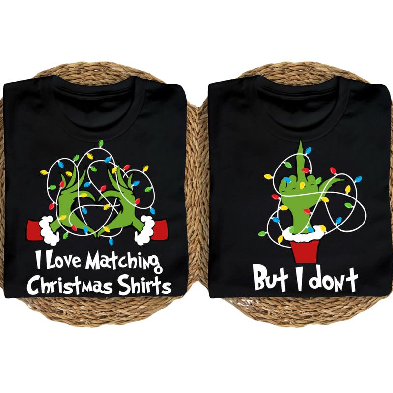 Matching Christmas T-shirt ,Christmas Couple shirts,Matching Funny Christmas Couple Adult Christmas,Chest Nuts shirts,Cricut T-shirt