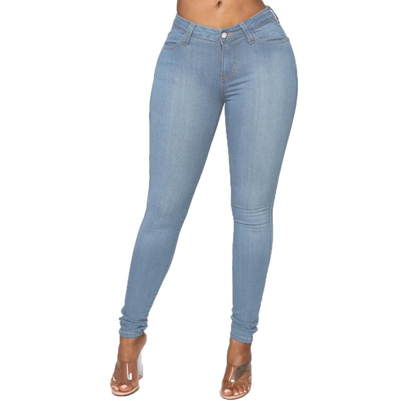 Hot Jeans for Women Skinny Jeans Pencil Pants plus Size Womenswear Bottom