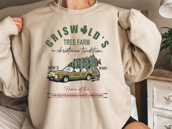 Griswold Co Christmas Sweatshirt, Christmas Family Vacation Shirt, Griswold's Tree Farm Since 1989 Shirt, Griswold Family, Christmas Sweater, Xmas Gift, Christmas Gift