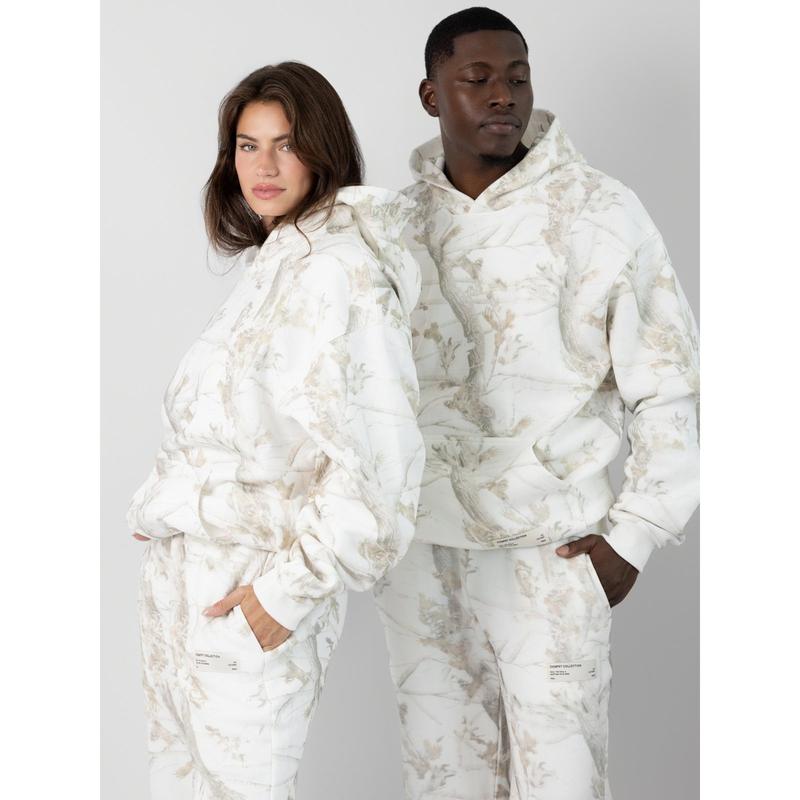 Comfrt | The Camo Hoodie | For Stress & Anxiety,2024 Autumn Winter New Season Printed Couple Leisure Set