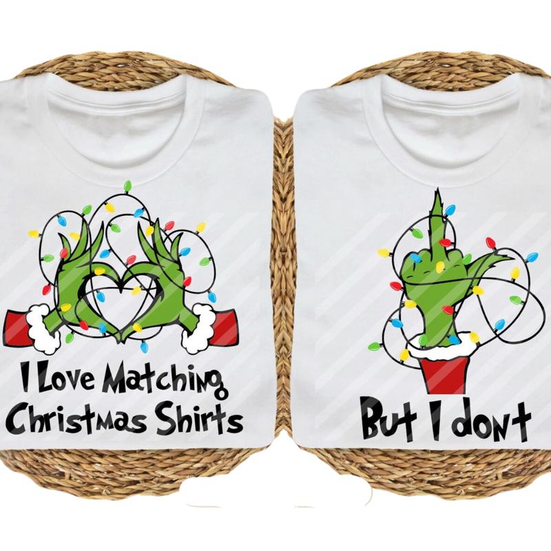 Matching Christmas T-shirt ,Christmas Couple shirts,Matching Funny Christmas Couple Adult Christmas,Chest Nuts shirts,Cricut T-shirt