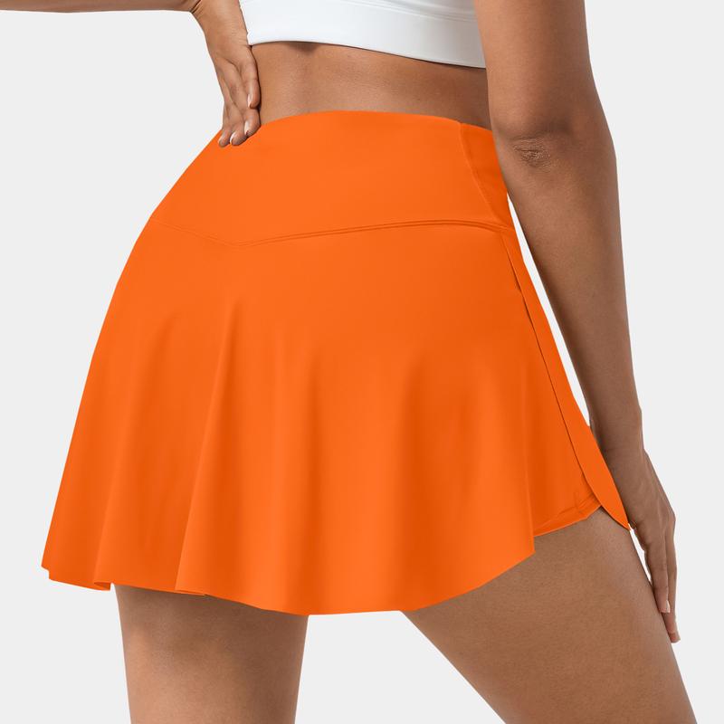 Halara Everyday Softlyzero Airy Crossover 2-in-1 Side Pocket Mini Pickleball Skirt-Lucid-UPF50+