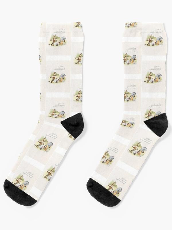 Kanga Roo Winnie The Pooh Piglet Eeyore Tigger Socks