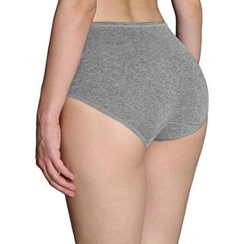 Womens Underwear,Cotton Mid Waist No Muffin Top Full Covere Brief Ladies Panties Lingerie Undergarments for Women Multipack