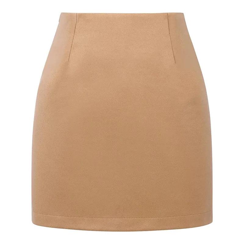 Women's Half Skirt Corduroy Tight Skirt Single-breasted Corduroy Slim Skirts for Women Trendy Summer Women Skirts 2024 Elegant