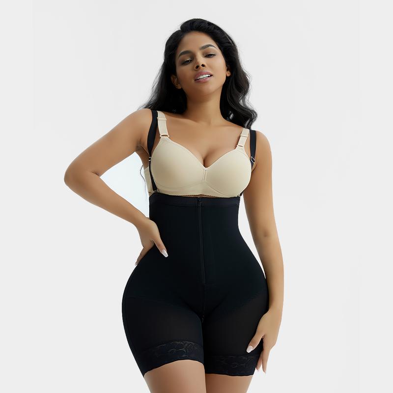 GQF  Zipper Open Bust  High Waist Shapewear7257 [comfort shaping sculpting confidence-boosting belly-control bodysuit and shapewear Womenswear Underwear ] Lady Compression