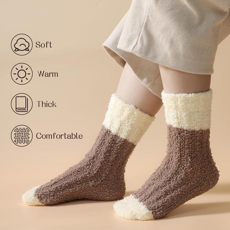 Fuzzy Socks for Women - Fluffy Socks Women, Cozy Socks Slipper Socks for Women, Thick Super Warm Fluffy Socks