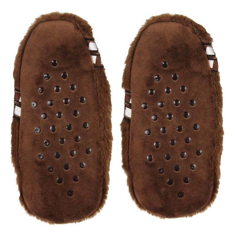 Star Wars Chewbacca Chewie Slippers Character Slipper Socks with No-Slip Sole For Women Men