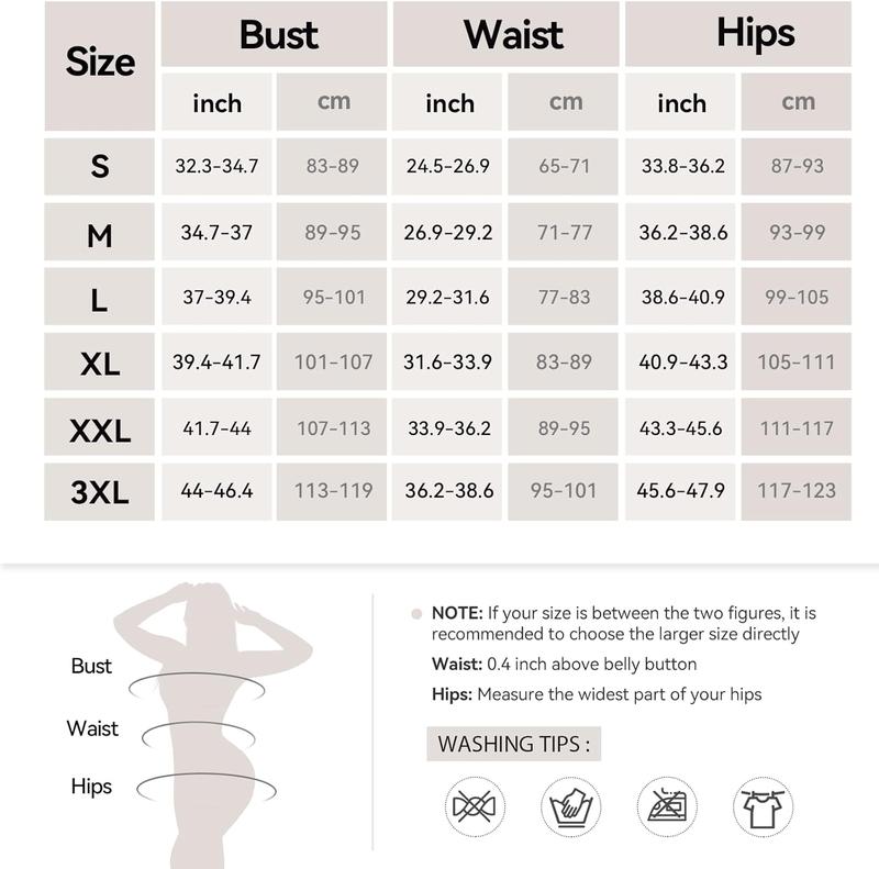 Curvyfaja Women's Chest-Packed Shapewear Bodysuit with Tummy Control and Butt Lift - Fajas, Womenswear open crotch Comfort Hip Basic Minimalist