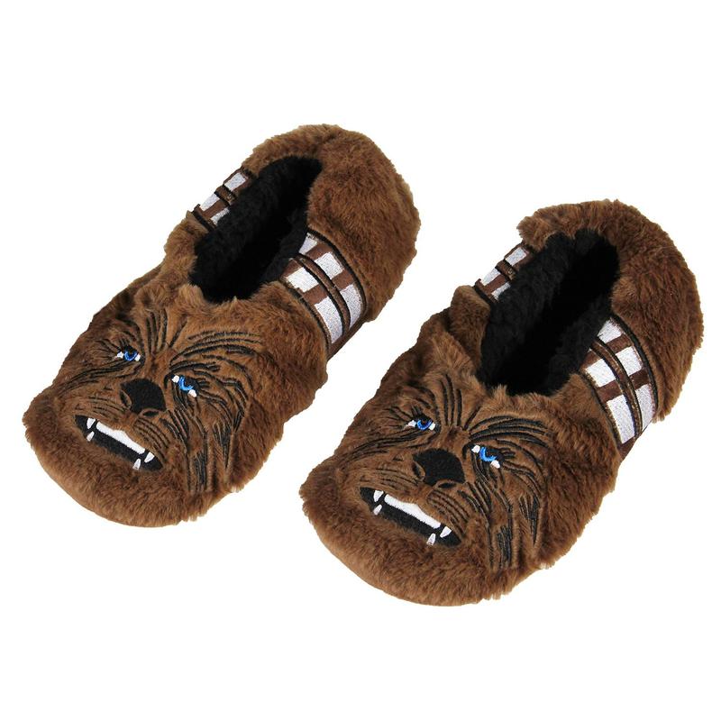 Star Wars Chewbacca Chewie Slippers Character Slipper Socks with No-Slip Sole For Women Men