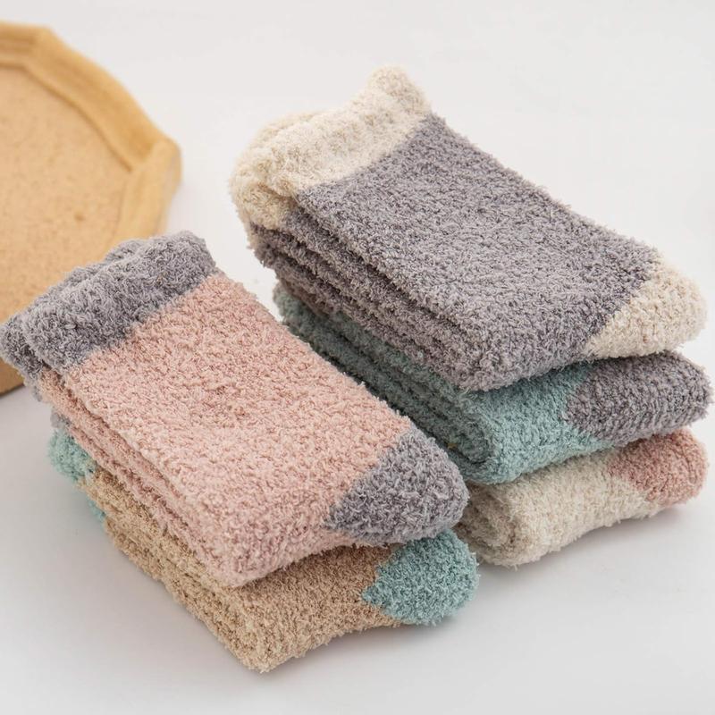 Fuzzy Socks Soft Cozy Fluffy Slipper Winter Warm Plush Socks Christmas Stocking Stuffers Gifts for Women Womenswear Comfort