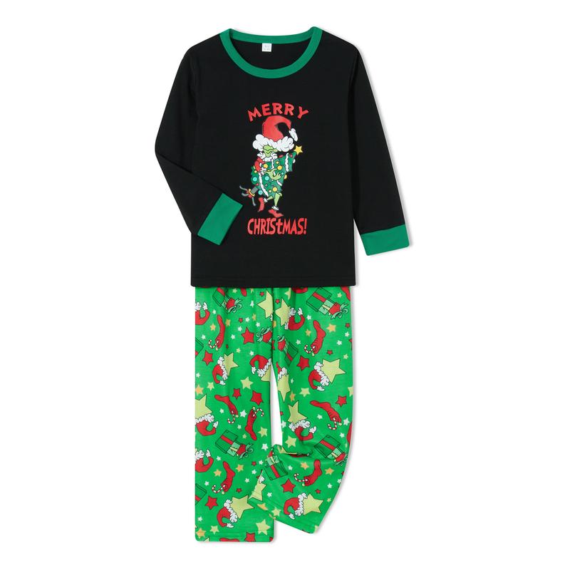 Family Christmas Pjs Matching Sets Christmas Pajamas for Family Christmas Elf Pjs Holiday Xmas Jammies Set