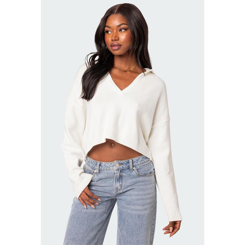 Marcie Oversize Cropped Sweater