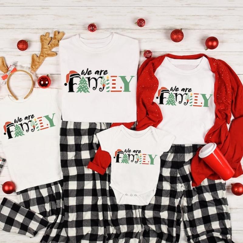 We Are Family Christmas Shirt,Matching Family Christmas Shirts,Matching Xmas Shirt,Christmas Crew Shirt,Christmas Party,Christmas Family Tee