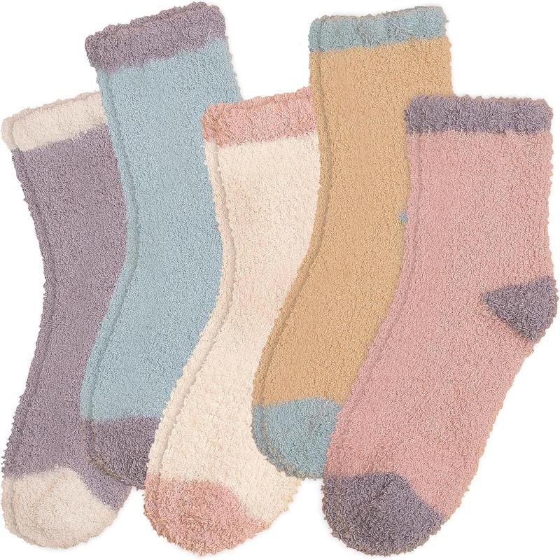 Fuzzy Socks Soft Cozy Fluffy Slipper Winter Warm Plush Socks Christmas Stocking Stuffers Gifts for Women Womenswear Comfort