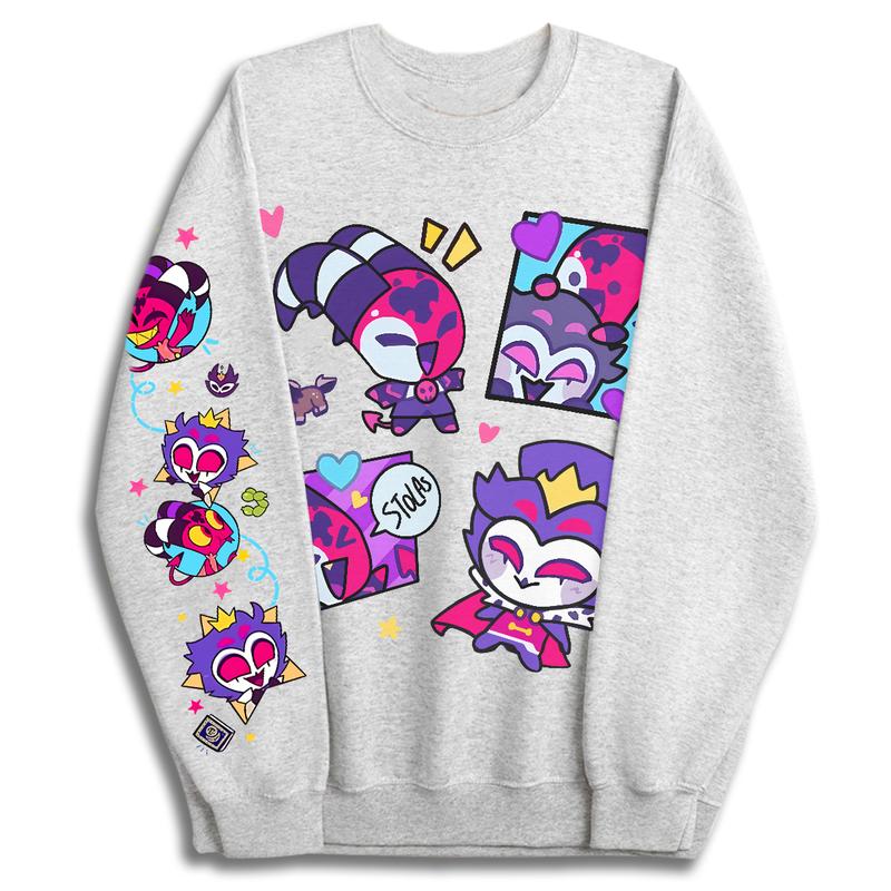 stolas and blitzo helluva boss Sweatshirt, Hazbin Hotel Hoodie, Helluva Boss Shirt