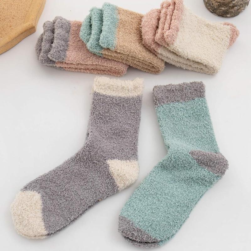 Fuzzy Socks Soft Cozy Fluffy Slipper Winter Warm Plush Socks Christmas Stocking Stuffers Gifts for Women Womenswear Comfort