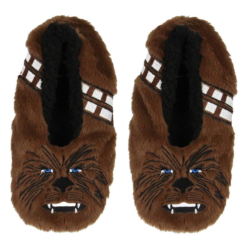 Star Wars Chewbacca Chewie Slippers Character Slipper Socks with No-Slip Sole For Women Men