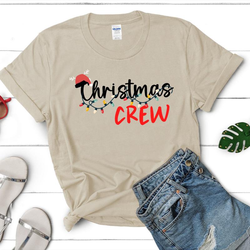 Christmas Crew Sweatshirt, Matching Family Christmas Shirts 2024, Xmas Crew T-Shirt Sweatshirt Hoodie, Womenswear Menswear Comfort Tops