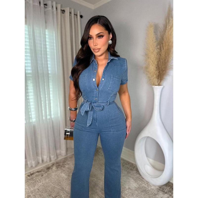 Serious Denim Jumpsuit