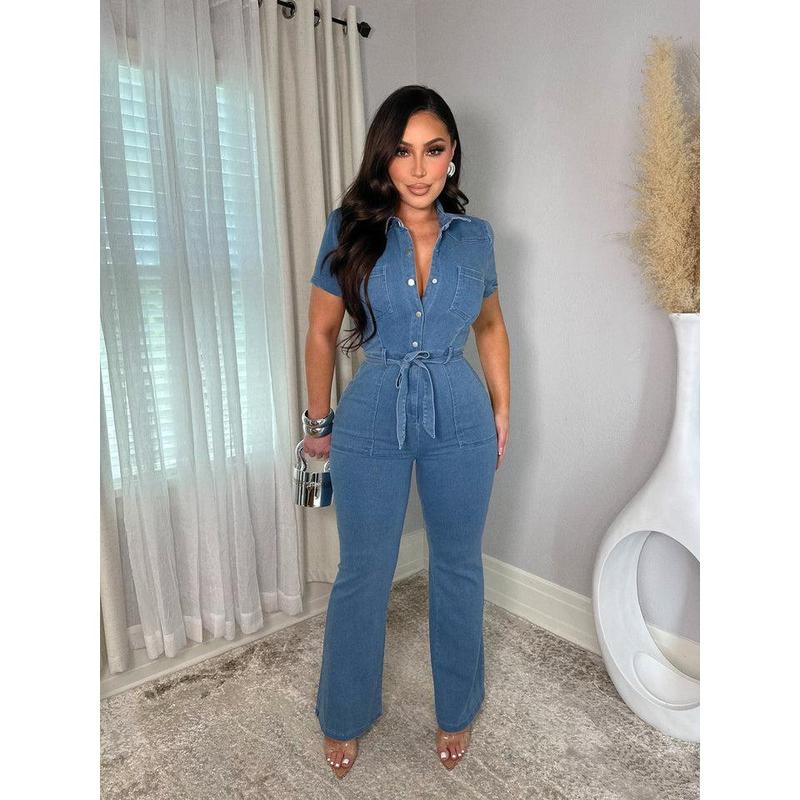 Serious Denim Jumpsuit