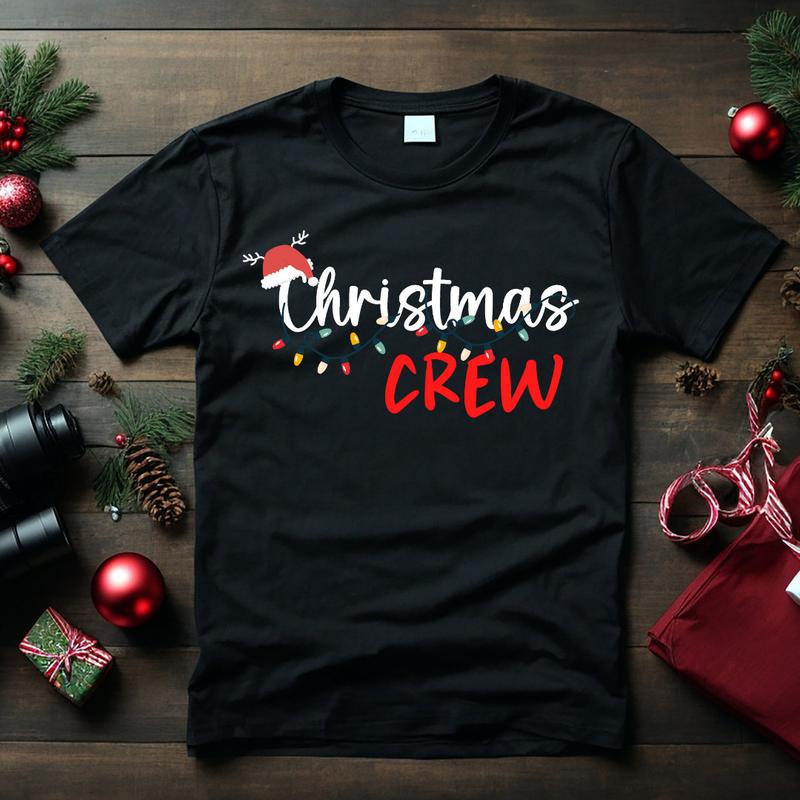 Christmas Crew Sweatshirt, Matching Family Christmas Shirts 2024, Xmas Crew T-Shirt Sweatshirt Hoodie, Womenswear Menswear Comfort Tops