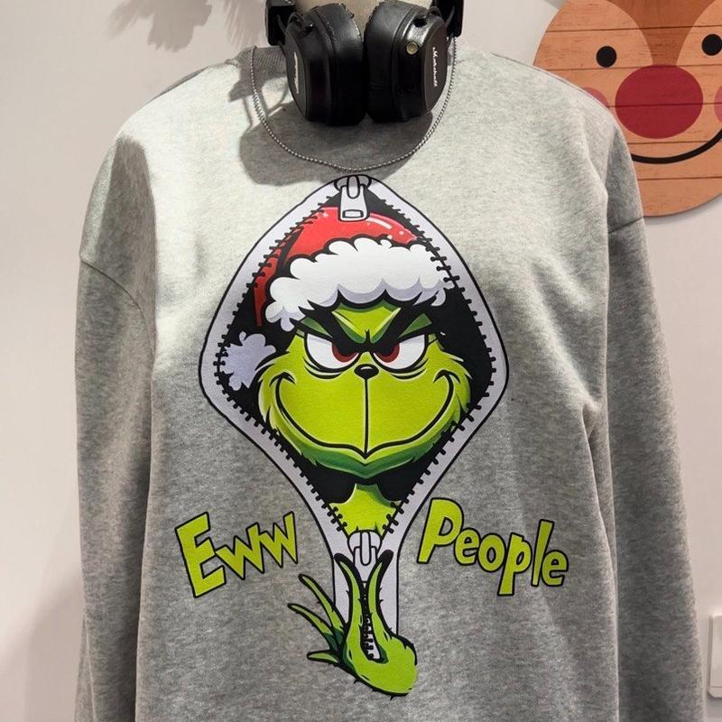 Eww People Grinchmas Christmas Sweatshirt Hoodie, Funny Christmas Tee, Family Xmas Movie Shirt, Best Christmas Gift, Classic Cotton Q1IUJL 31CA4R