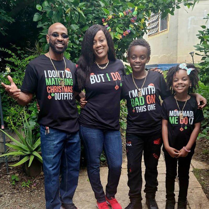 Christmas Family Matching Shirts 2024, Family Men Funny shirt, I Don't Do Matching Christmas Outfits, But I Do Tee, Family Christmas Holiday Gift