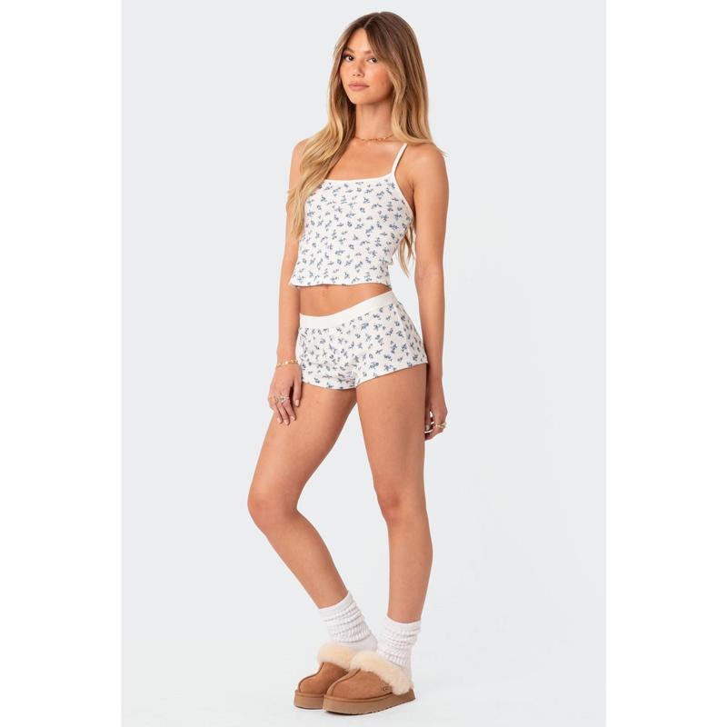 Pamper Waffle Tank Top
